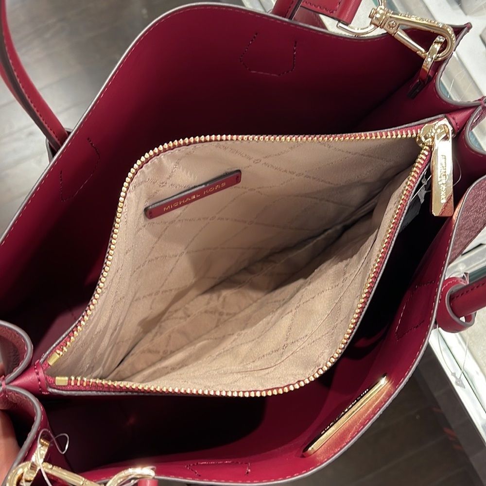 MICHAEL KORS MERCER LARGE SATCHEL 
MULBERRY MULTI - Picture 8 of 16